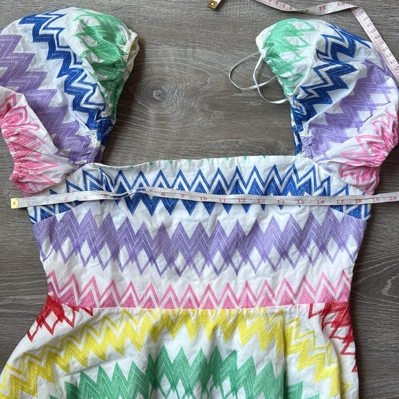 NEW Anthologie Yumi Kim Eliza Embroidered Top in Carnival Large - Picture 9 of 11